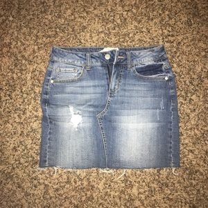 jean skirt